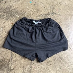 VANILLA SKY black sweat shorts